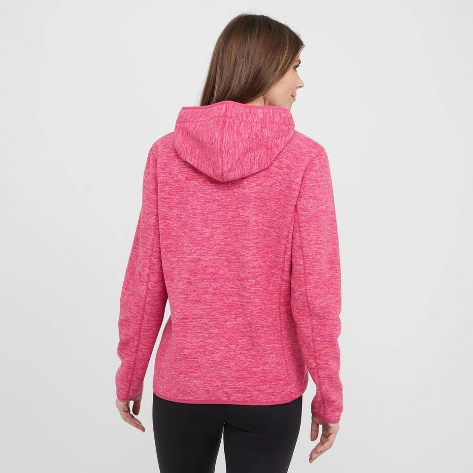 Women's Marl Fleece Hoodie 4 Women's Marl Fleece Hoodie - Image 2