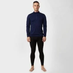 Mens' Long-sleeve Thermal Zip Top -Sportswear Sale Store go 208228 c