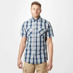 Men's Checked Short-Sleeve Shirt