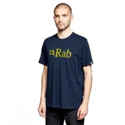 Rab Men’s Stance Logo Short Sleeved T-Shirt -Sportswear Sale Store go 408416 z