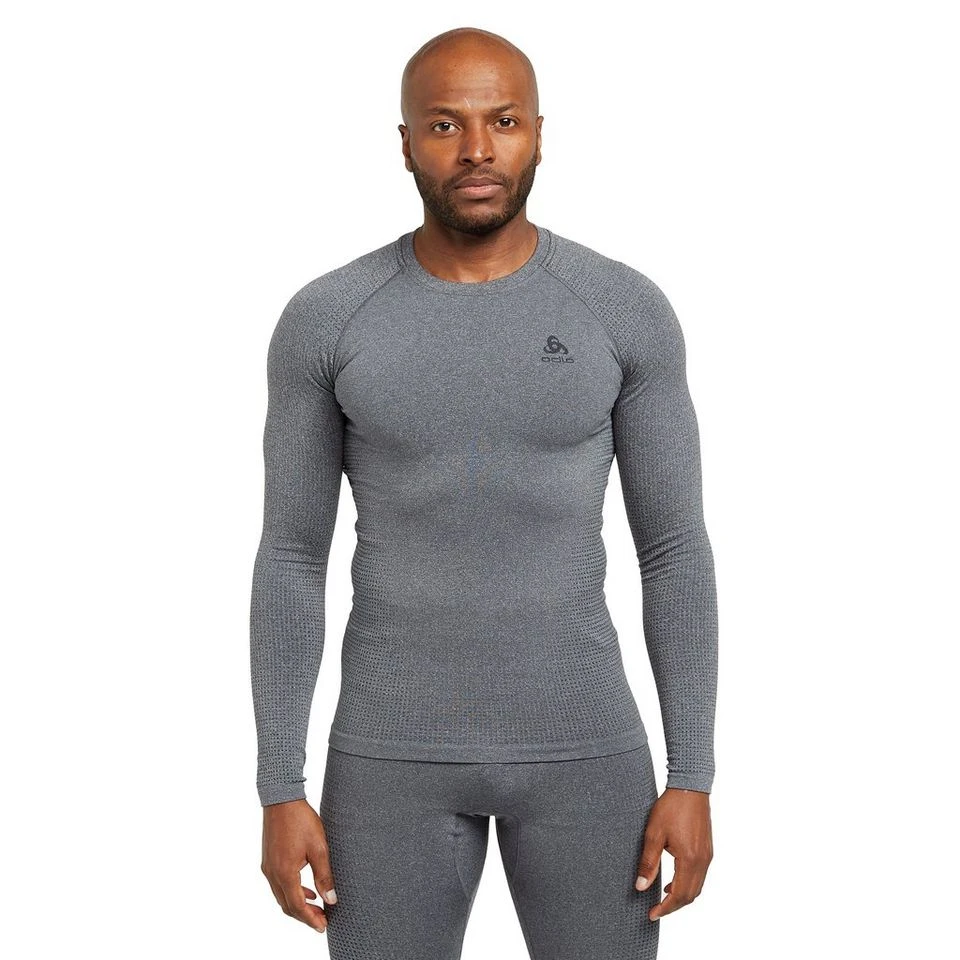 Odlo Men's Performance Warm Eco Long Sleeve Baselayer Top 8 Odlo Men's Performance Warm Eco Long Sleeve Baselayer Top - Image 6