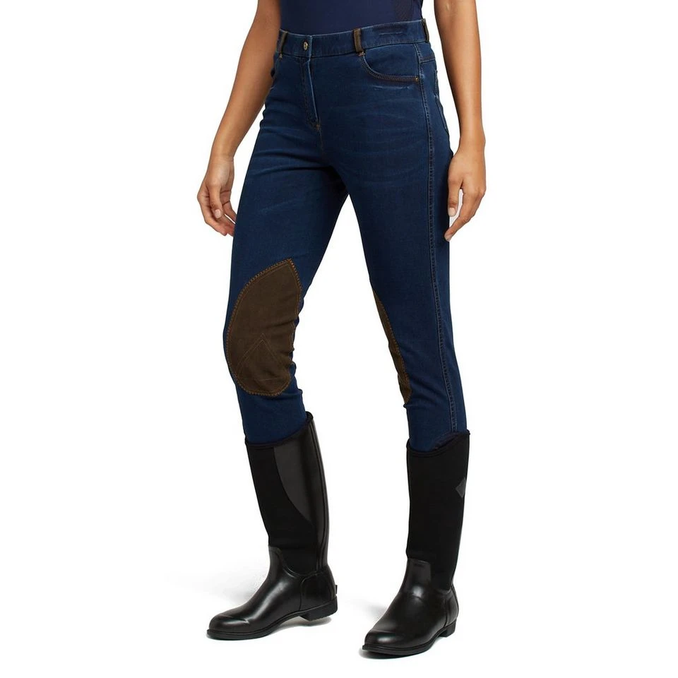 Dublin Women’s Shona Knee Patch Denim Breeches 10 Dublin Women’s Shona Knee Patch Denim Breeches - Image 8