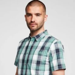 Men’s Dunster Short Sleeve Organic Cotton Shirt -Sportswear Sale Store go 521405 d