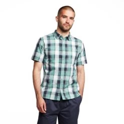 Men’s Dunster Short Sleeve Organic Cotton Shirt -Sportswear Sale Store go 521405 z
