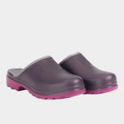 Aigle Women’s Taden Clogs In Aubergine/Dahlia