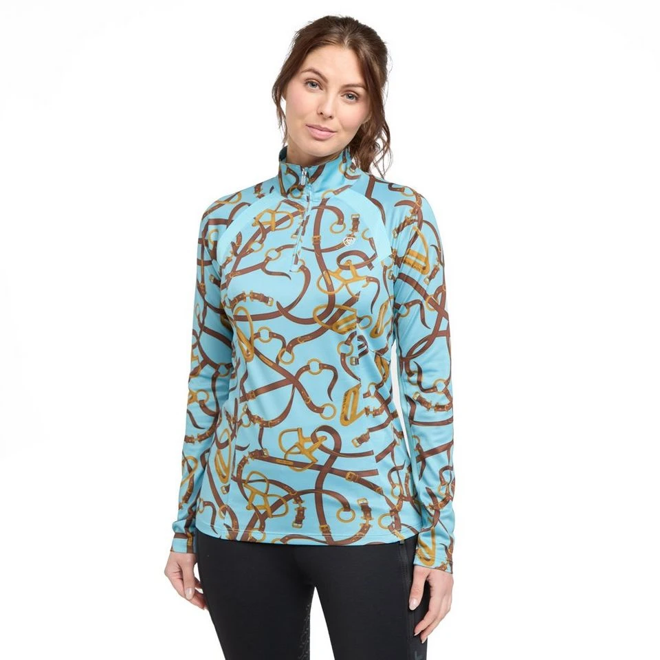 Ariat Women's Sunstopper 2.0 1/4 Zip Baselayer 10 Ariat Women's Sunstopper 2.0 1/4 Zip Baselayer - Image 8