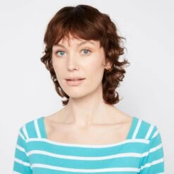 Regatta Ladies Polexia Square Neck Top Turquoise White Stripe -Sportswear Sale Store go 575859 e