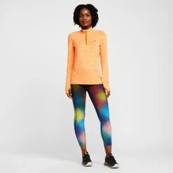 RONHILL Women's Life Practice Half Zip Long Sleeve Tee -Sportswear Sale Store go 576060 c