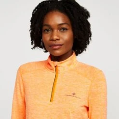 RONHILL Women's Life Practice Half Zip Long Sleeve Tee -Sportswear Sale Store go 576060 d