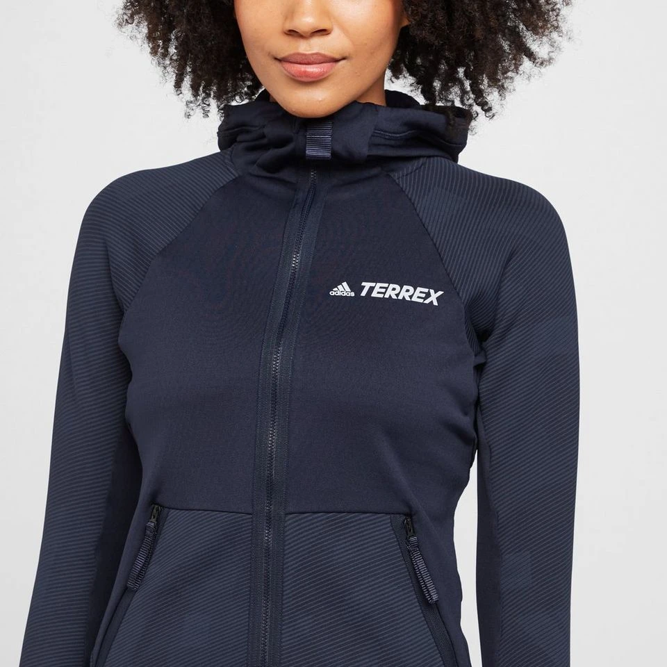 Adidas TERREX Women’s Tech Flooce Hooded Hiking Fleece Jacket 6 Adidas TERREX Women’s Tech Flooce Hooded Hiking Fleece Jacket - Image 4