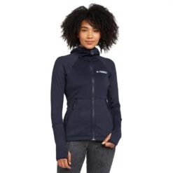 Adidas TERREX Women’s Tech Flooce Hooded Hiking Fleece Jacket 17 Adidas TERREX Women’s Tech Flooce Hooded Hiking Fleece Jacket -Sportswear Sale Store go 576908 z