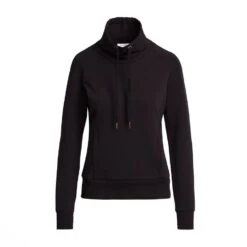 Womens Organic Remy Cotton Sweatshirt Black -Sportswear Sale Store go 576956 u