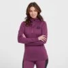 Women’s Stretch ½ Zip Top In Wine