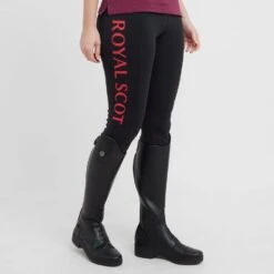 Women's Full Seat Riding Tights In Black