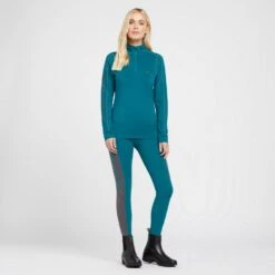 Women's Full Seat Riding Tights In Ocean Blue -Sportswear Sale Store go 600893 c