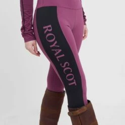 Women's Full Seat Riding Tights In Wine -Sportswear Sale Store go 600894 d