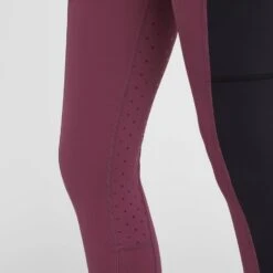 Women's Full Seat Riding Tights In Wine -Sportswear Sale Store go 600894 g
