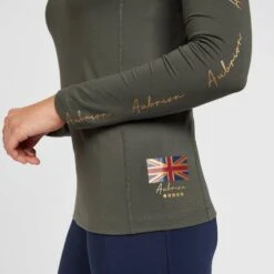 Women's Team Long Sleeved Base Layer Khaki -Sportswear Sale Store go 614476 e