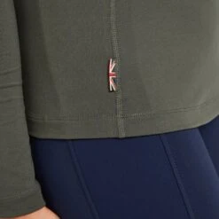 Women's Team Long Sleeved Base Layer Khaki -Sportswear Sale Store go 614476 g