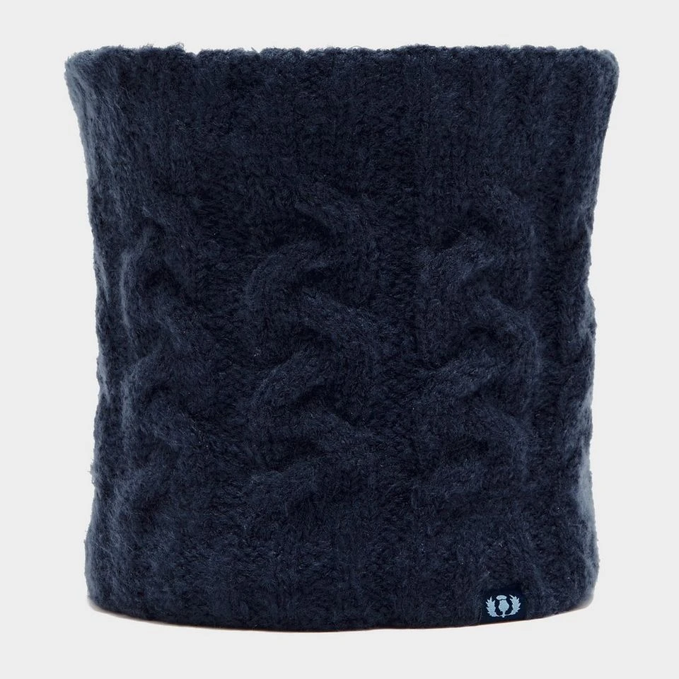 Adults' Knitted Snood In Dark Blue 3 Adults' Knitted Snood In Dark Blue