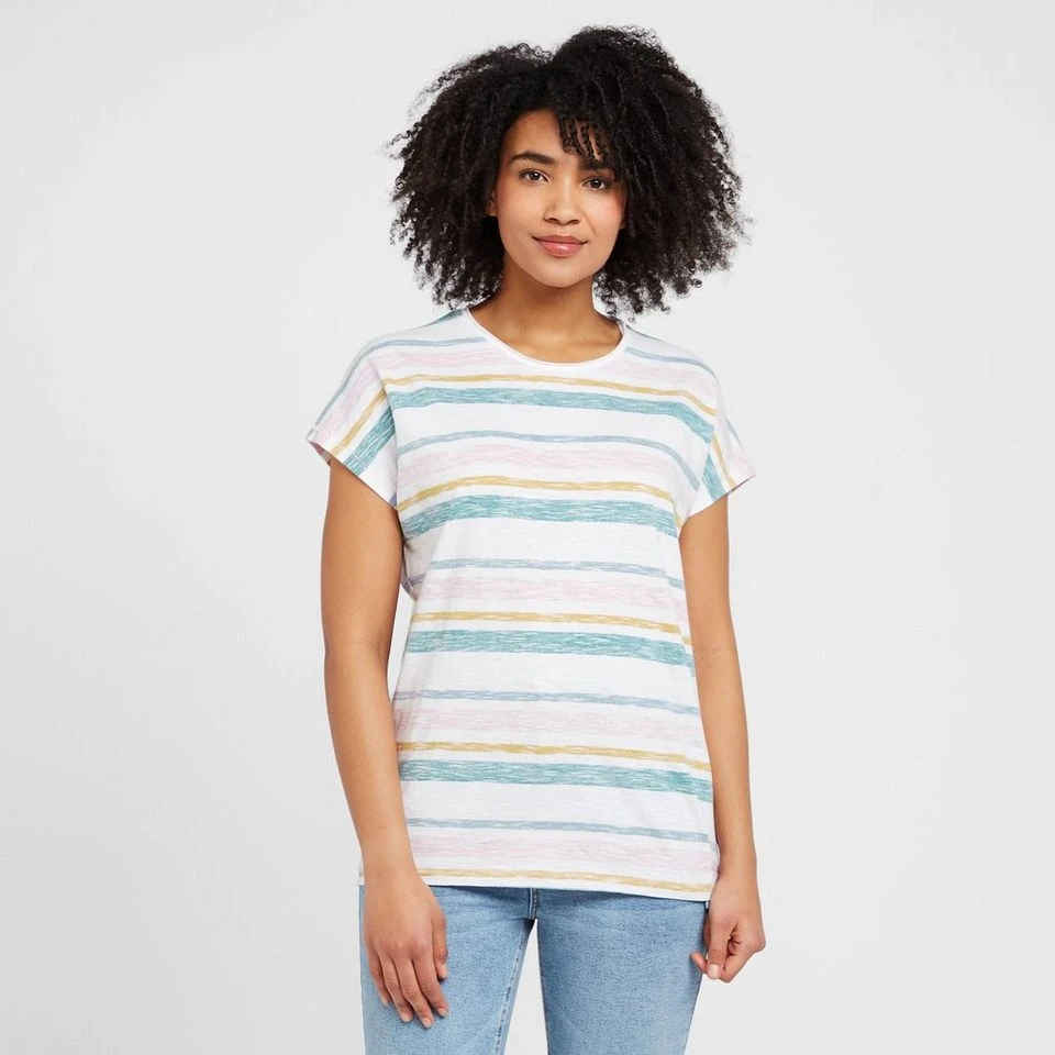 Women’s Sora Organic Stripe T-Shirt 3 Women’s Sora Organic Stripe T-Shirt