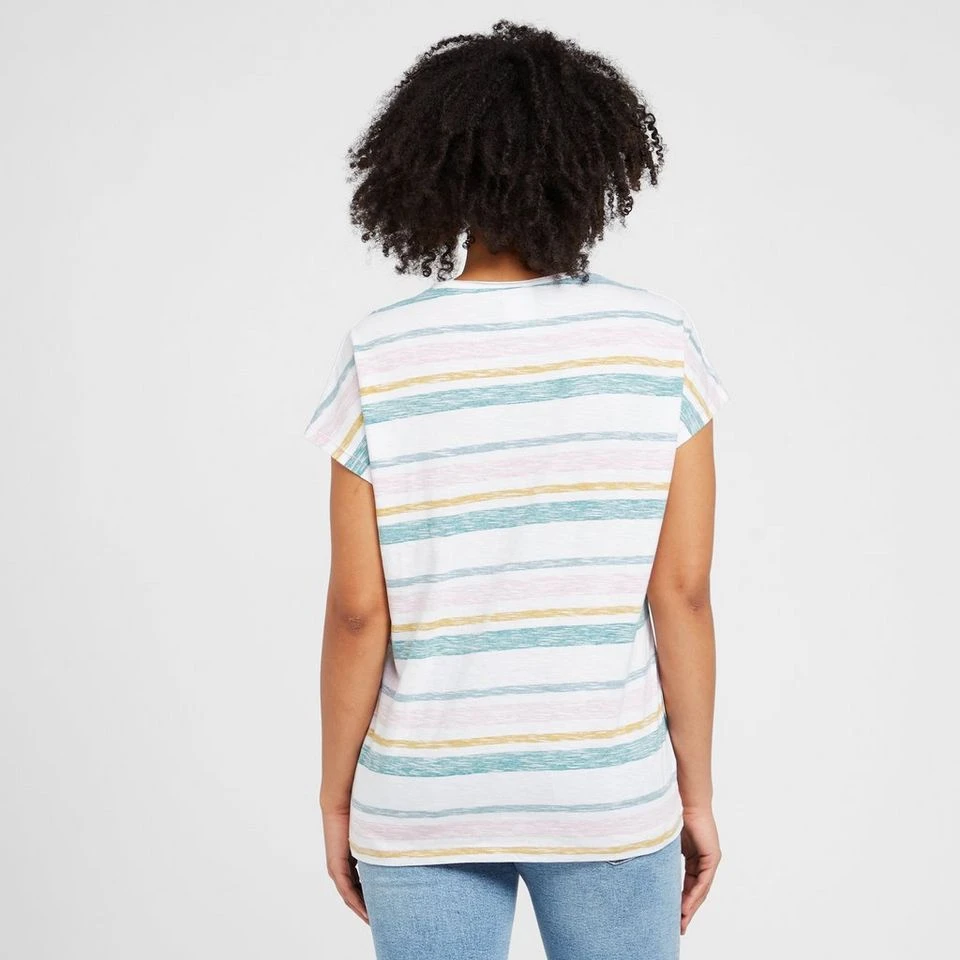 Women’s Sora Organic Stripe T-Shirt 4 Women’s Sora Organic Stripe T-Shirt - Image 2