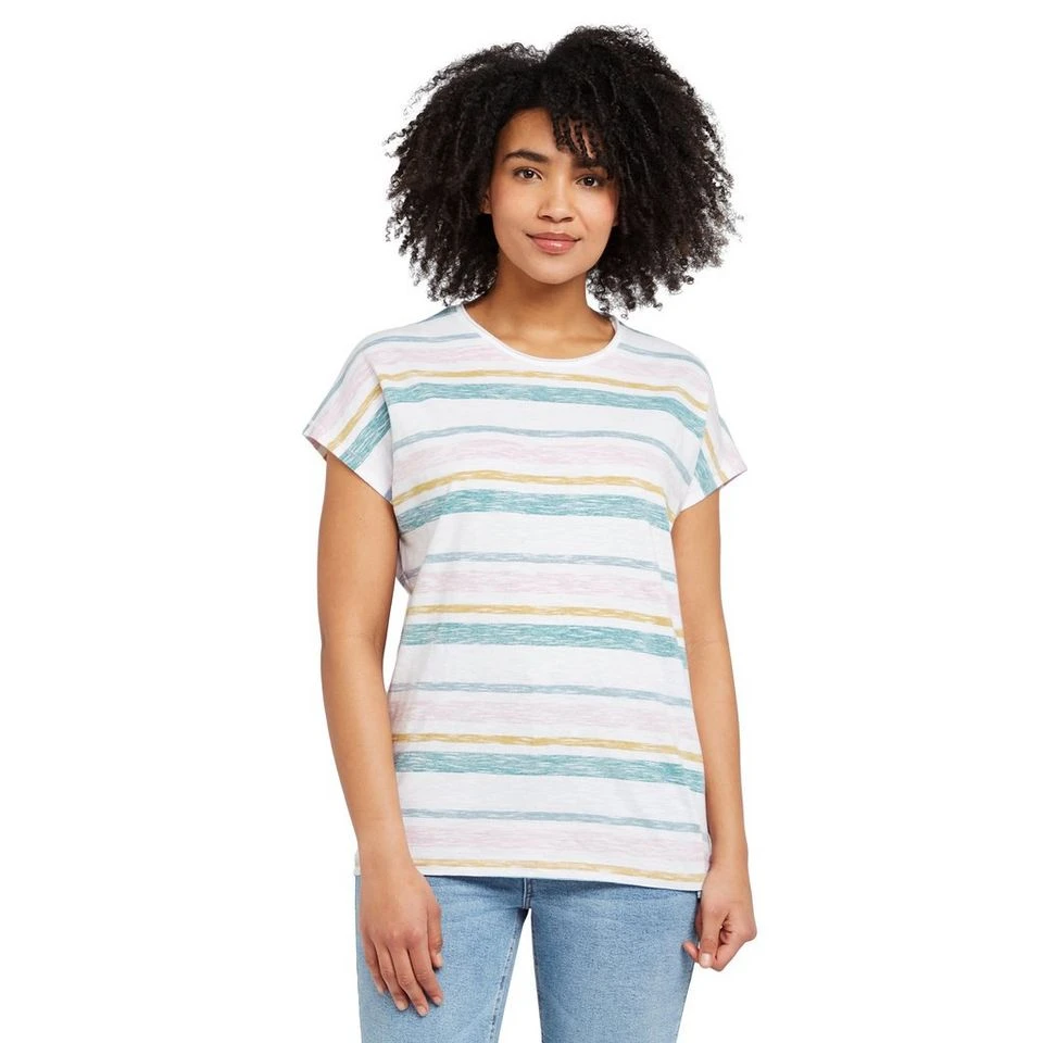 Women’s Sora Organic Stripe T-Shirt 9 Women’s Sora Organic Stripe T-Shirt - Image 7